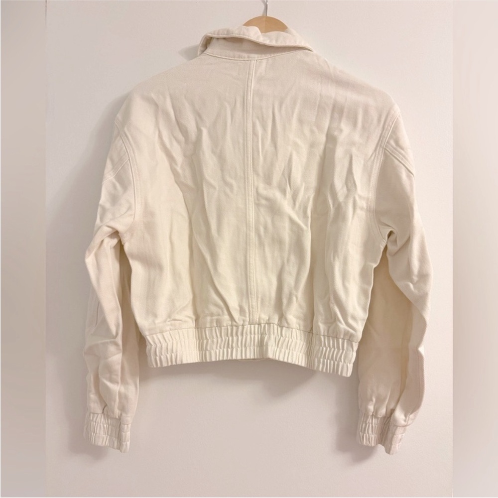 Reformation Cream Zip-Front Jacket - Picture 4 of 5